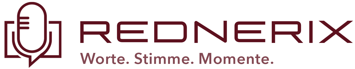 Logo REDNERIX - Worte, Stimme, Emotionen